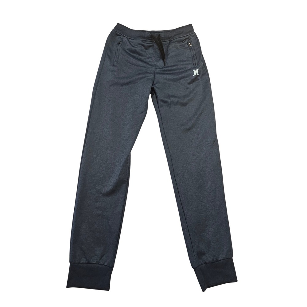 Hurley Boys H2O-DRI Jogger Pants Navy Blue Heather Size Large 12-13 Yrs 5454